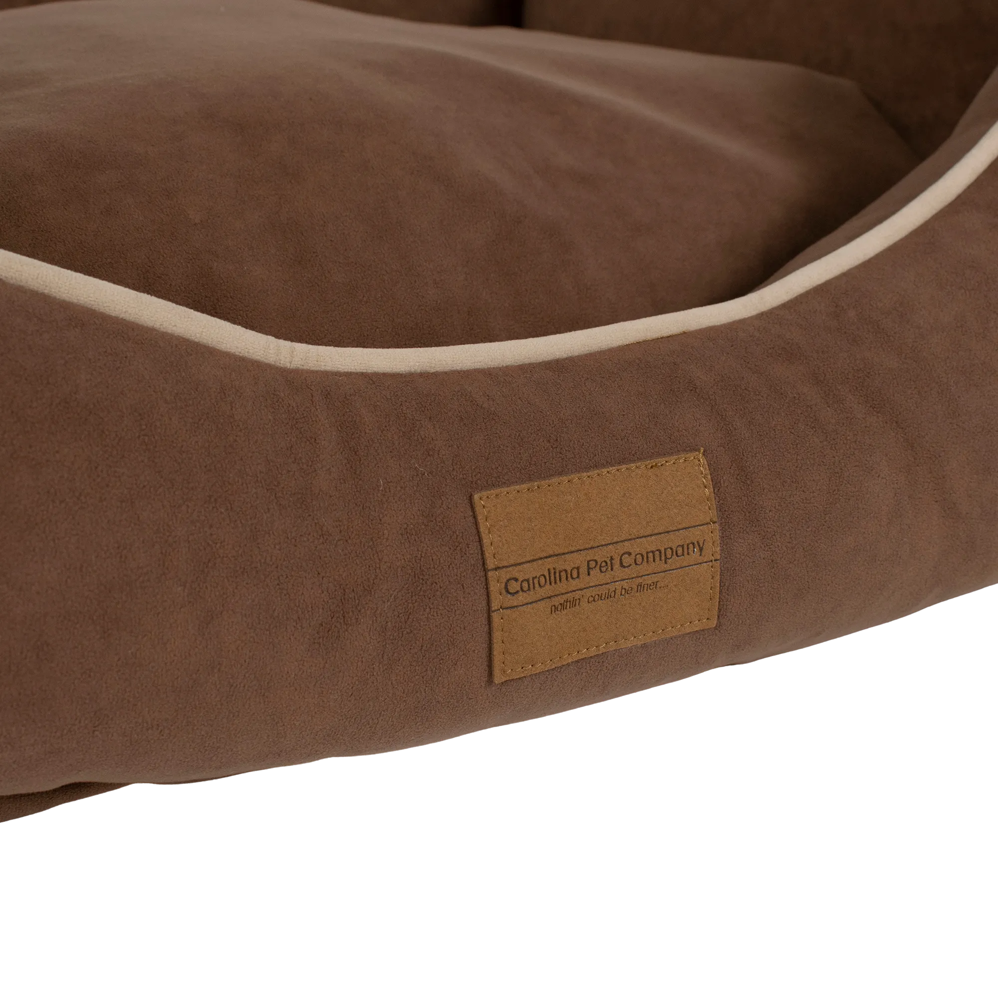 Microfiber Low Profile Lounger | Chocolate