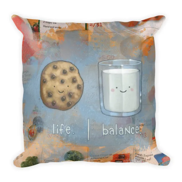 Milk & Cookie Life Balance Pillow