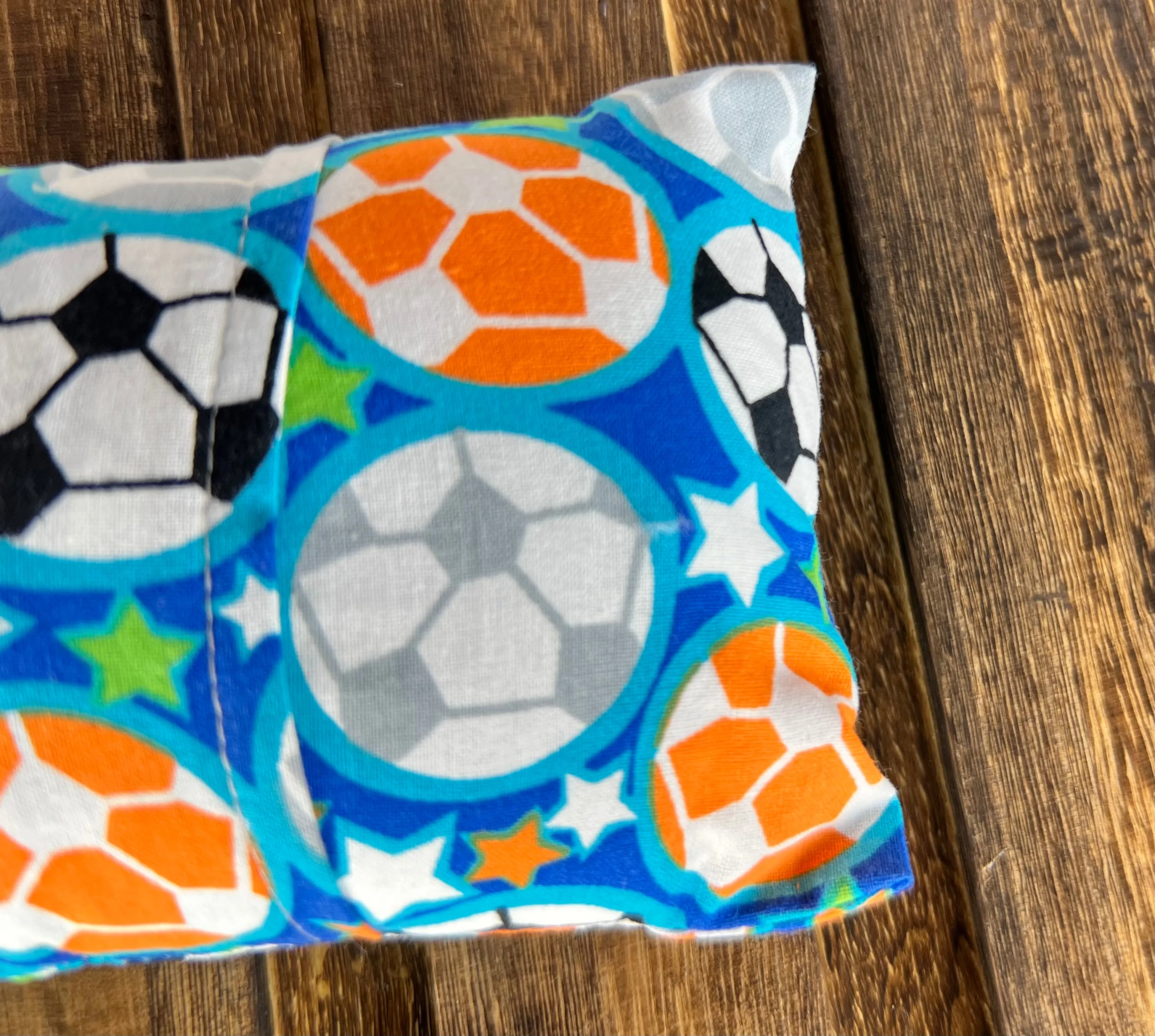 Mini Pillow with Cover - Multicolor - Soccer