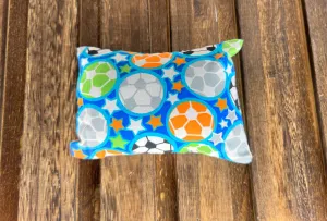 Mini Pillow with Cover - Multicolor - Soccer