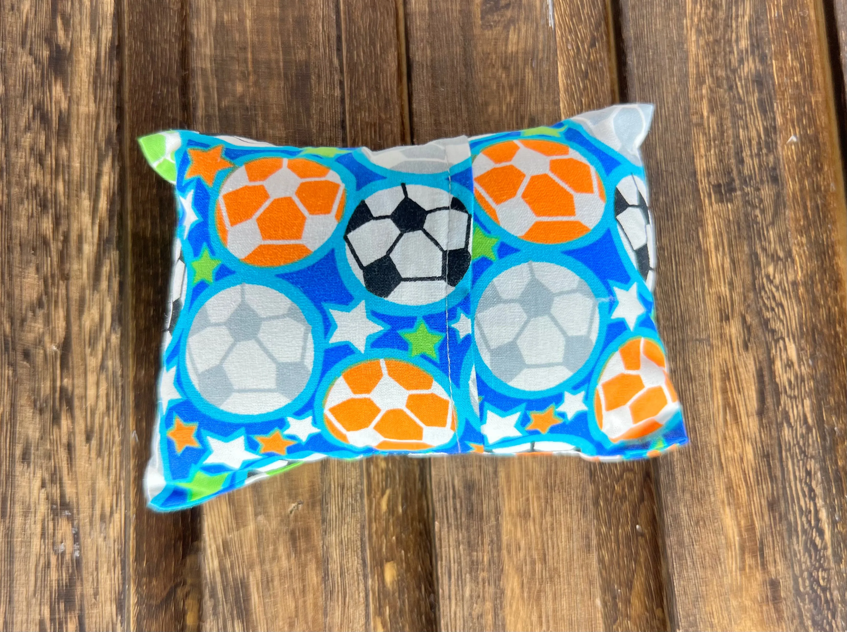 Mini Pillow with Cover - Multicolor - Soccer