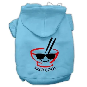 Mirage Pet 62-43 SMBBL Miso Cool Screen Print Pet Hoodies, Baby Bl