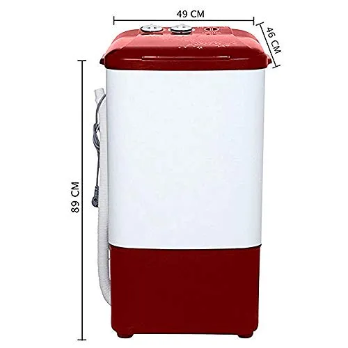 Onida 6.5 kg Washer Only (WS65WLPT1LR Liliput, Lava Red)