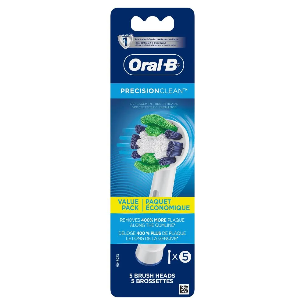 Open Box - Oral-B Precision Clean Replacement Electric Toothbrush Head - 5ct