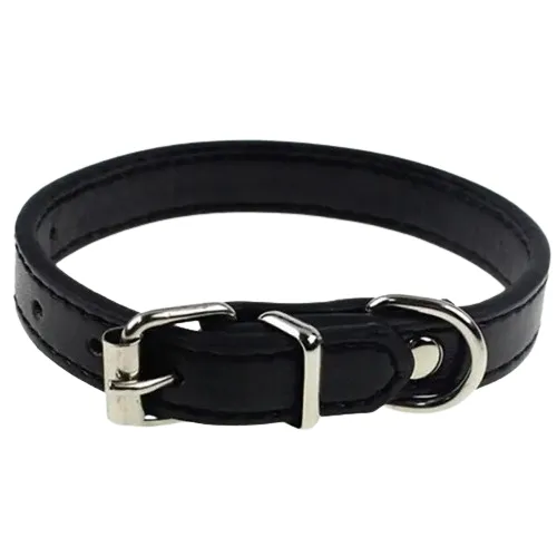 PetAffairs Cute Adjustable Faux Leather Dog Collar