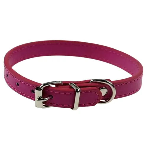 PetAffairs Cute Adjustable Faux Leather Dog Collar