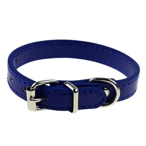 PetAffairs Cute Adjustable Faux Leather Dog Collar