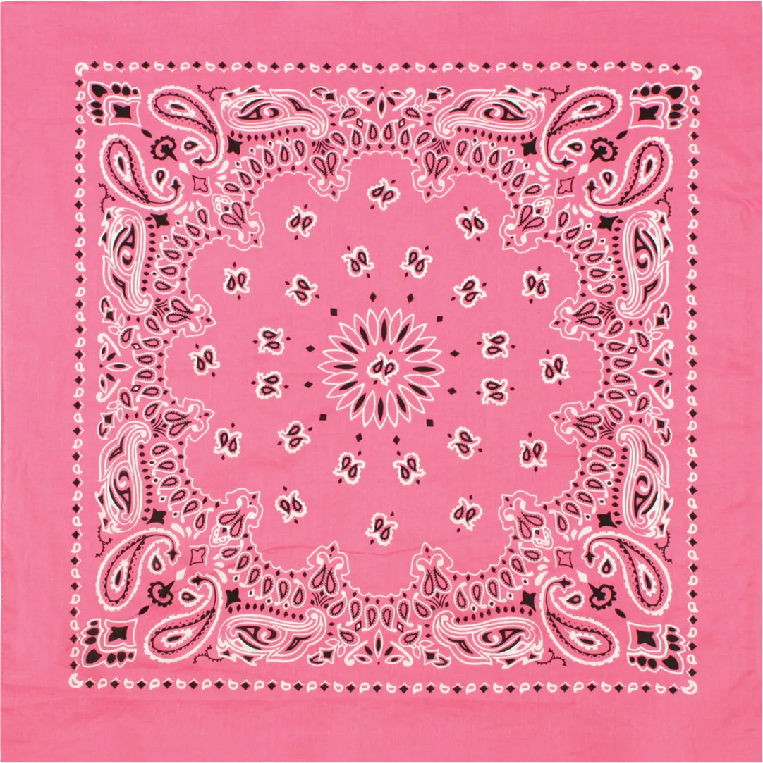 Pink Trainmen Jumbo Bandana 27 in. x 27 in.