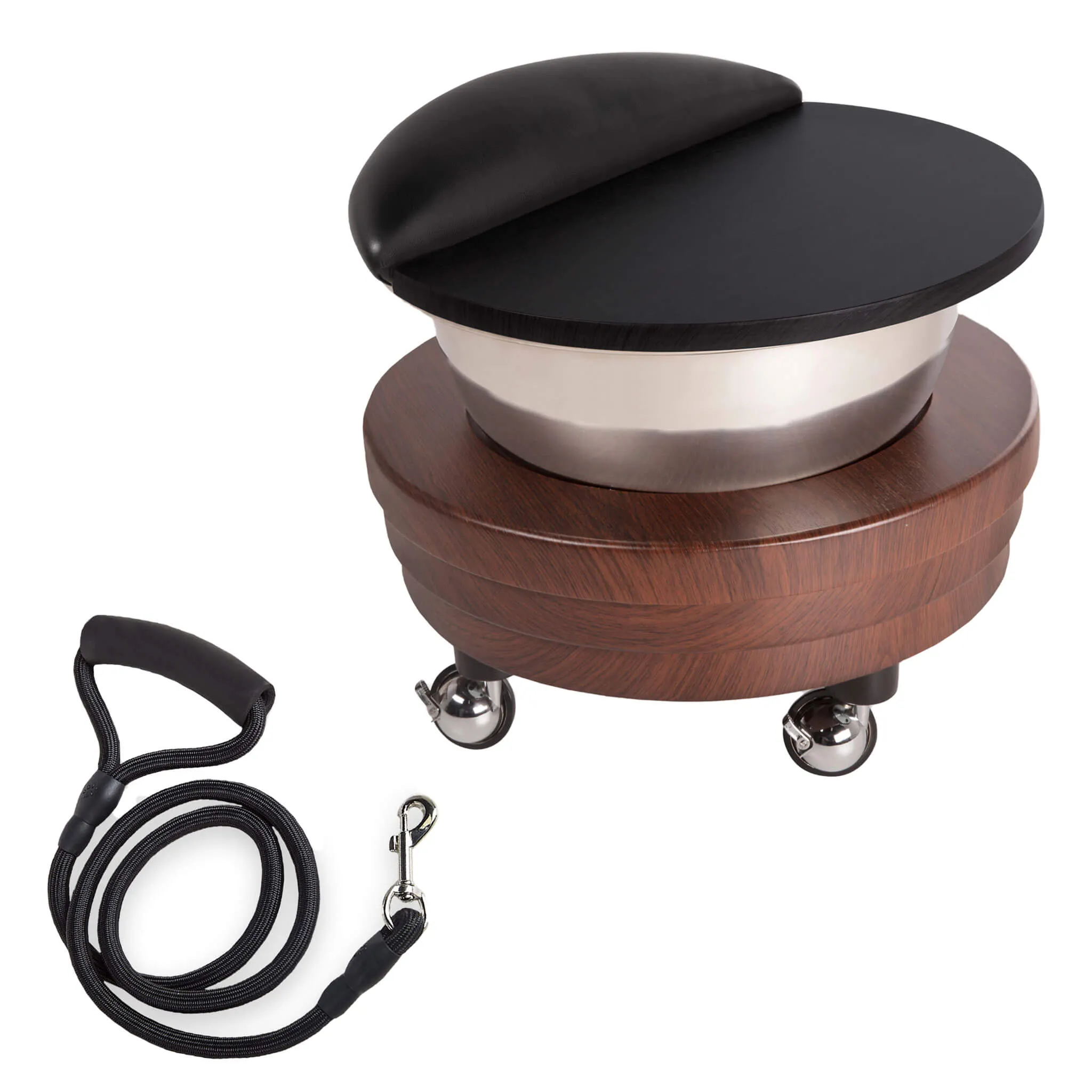 Portable Pedicure Roll-Up Foot Bath with Copper Bowl