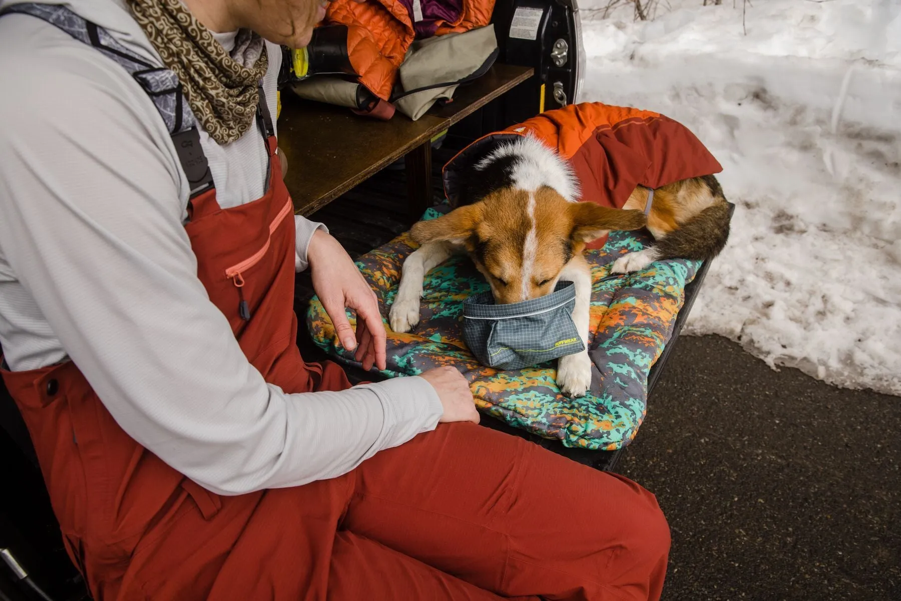 Ruffwear Great Basin Collapsible Waterproof Food & Water Bowl