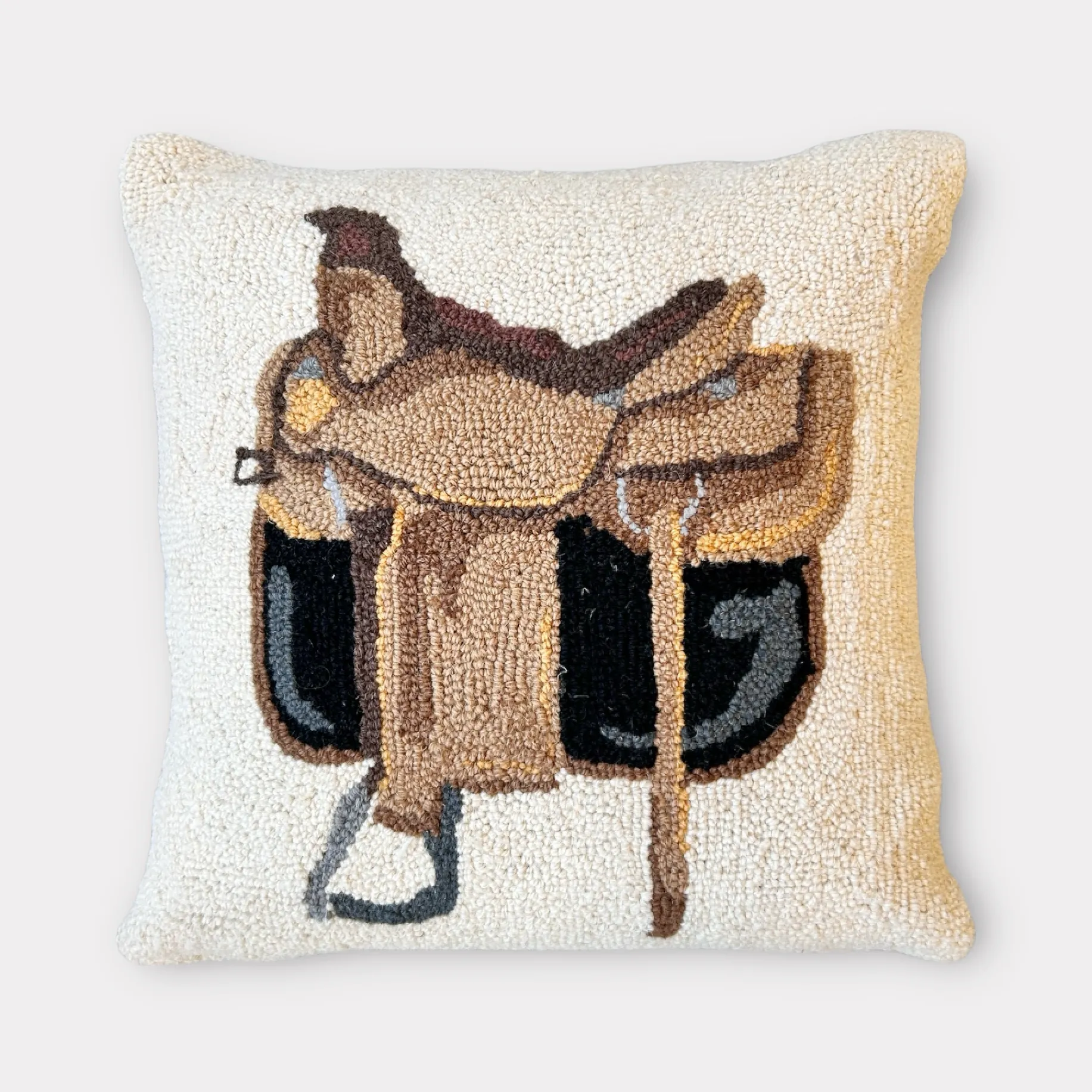 Saddle Hooked pillow