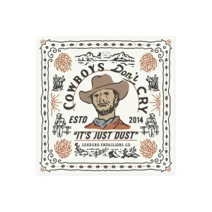 Sendero Provisions Cowboys Don’t Cry Bandana