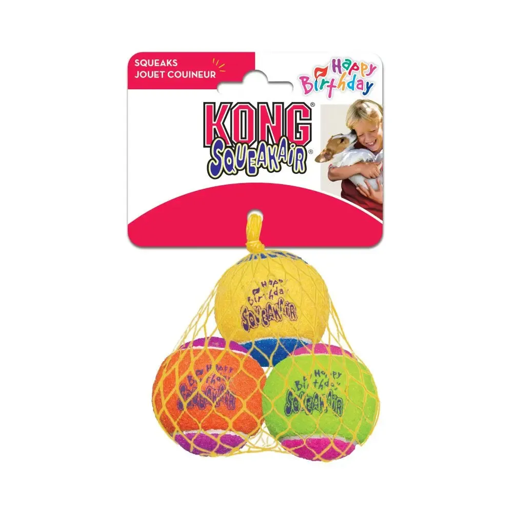 SqueakAir Birthday Balls (3 Pcs)