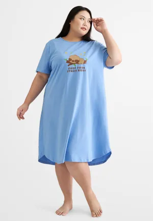 Sybil Cotton Jersey Sleep Dress