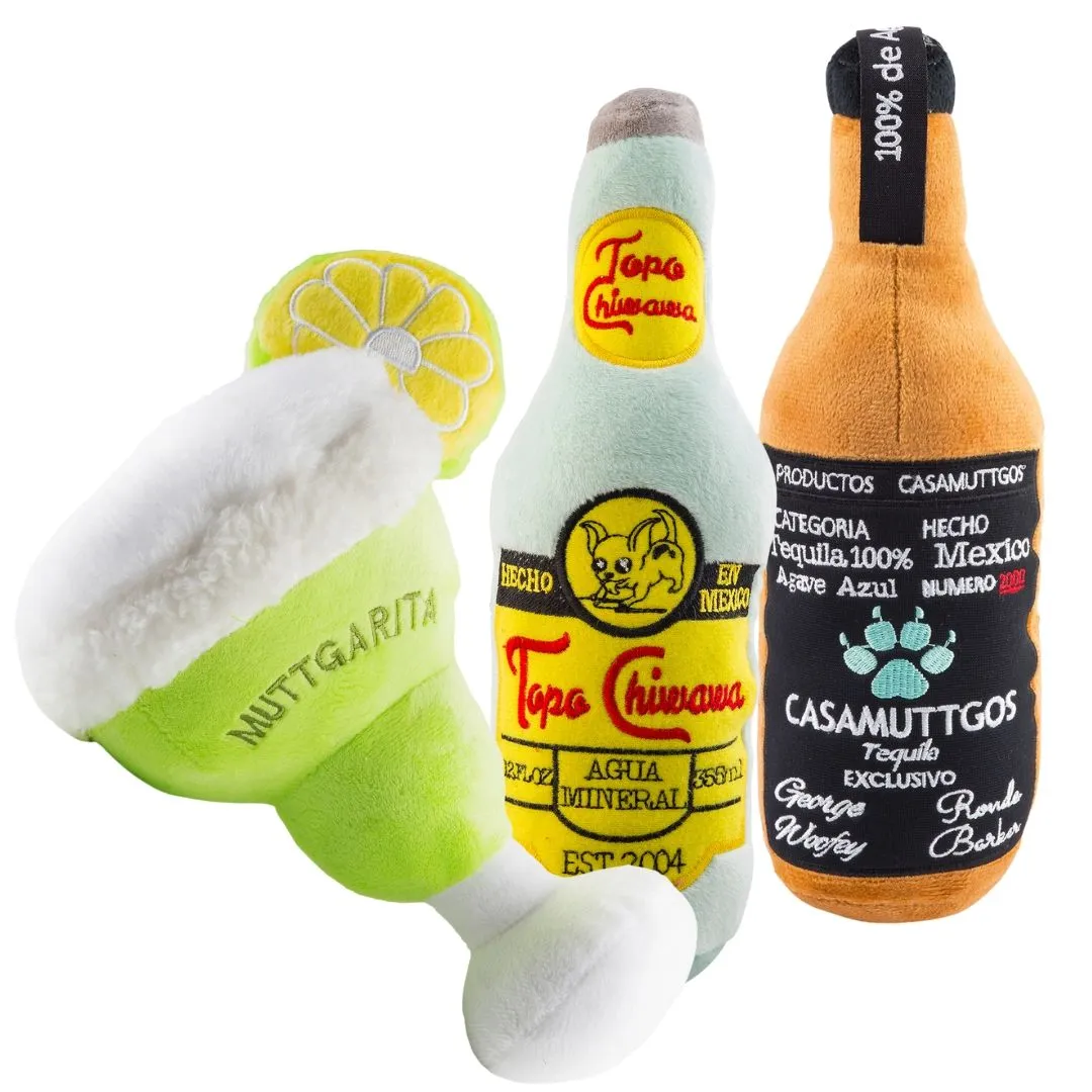 Tequila Lover Dog Toy Bundle