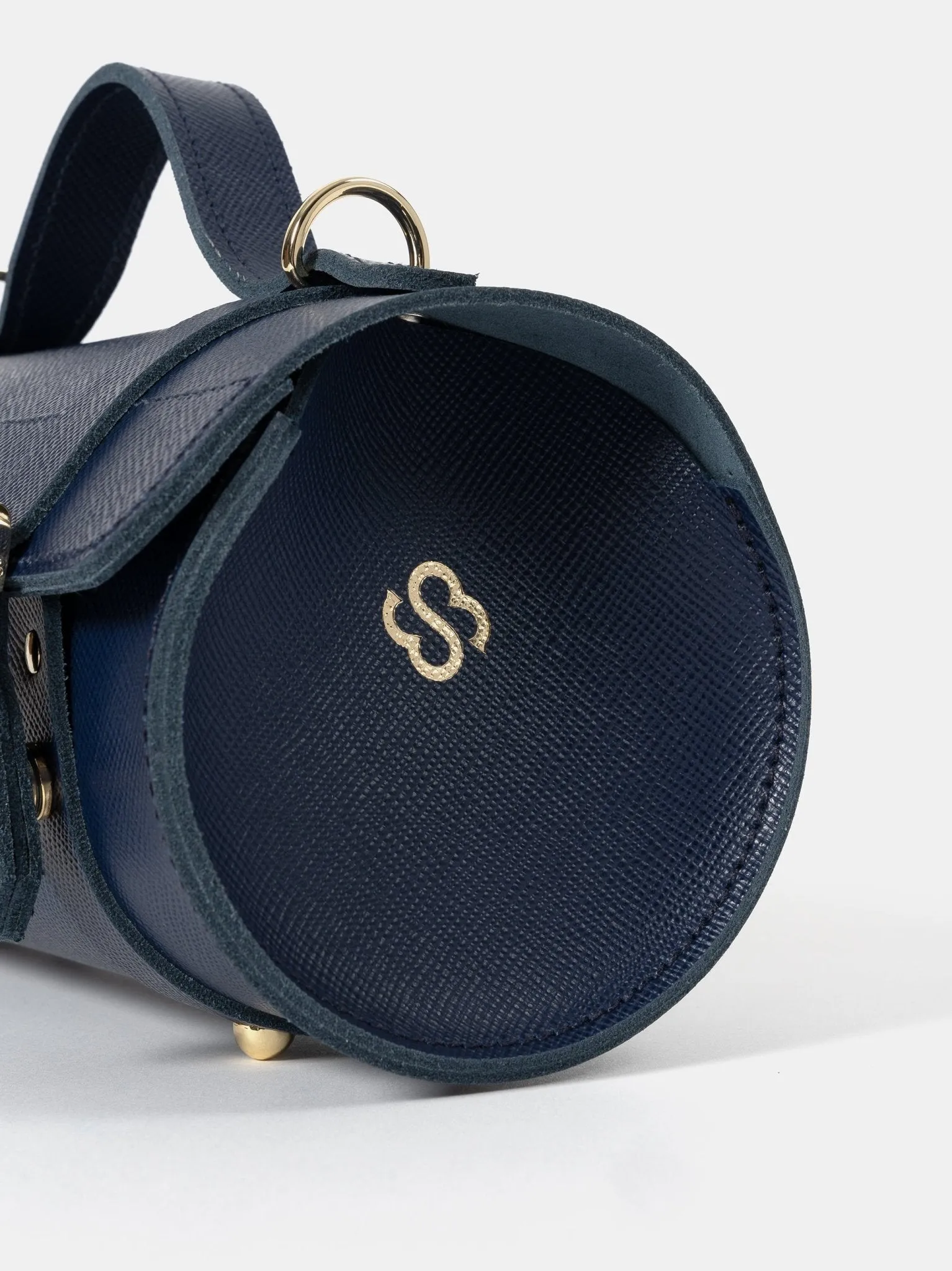 The Bowls Bag - Blueberry Saffiano