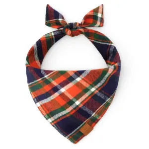 The Foggy Dog Bandana - Dakota Plaid Flannel