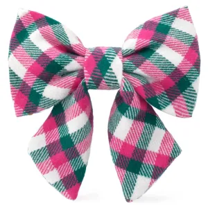 The Foggy Dog Lady Bow - Callie Plaid Flannel