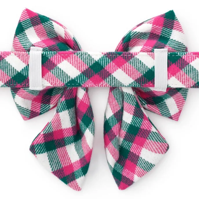 The Foggy Dog Lady Bow - Callie Plaid Flannel