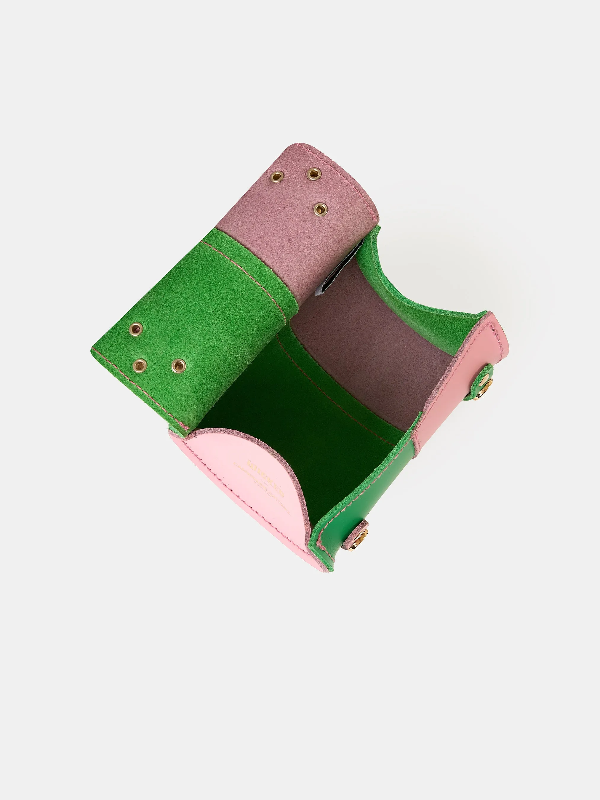 The Micro Bowls Bag - Wicked Green and Popular Pink