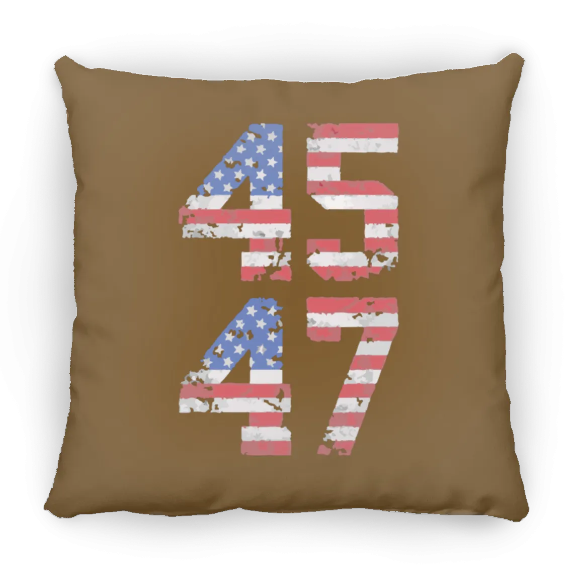 Trump 45-47 Large Square Pillow