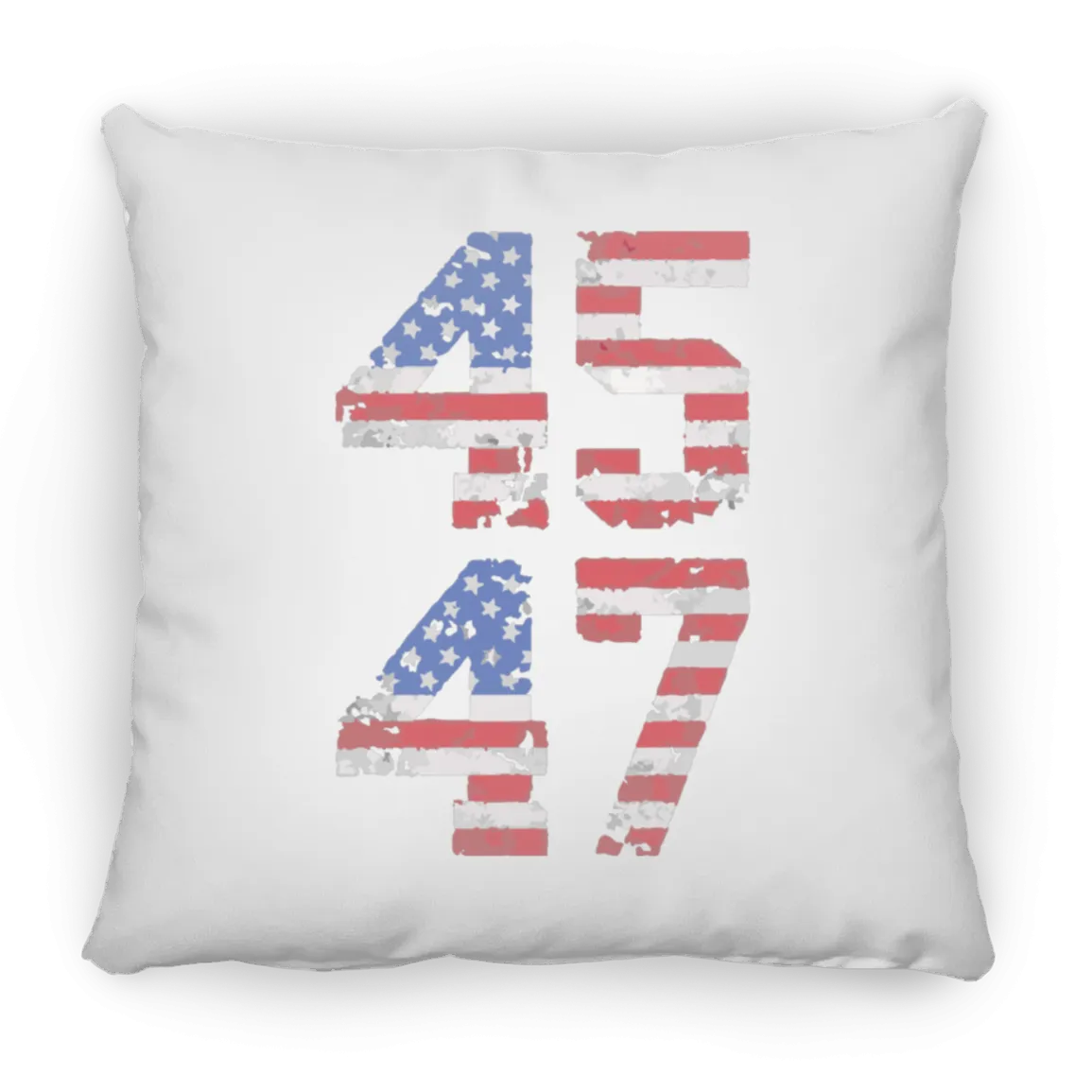 Trump 45-47 Large Square Pillow