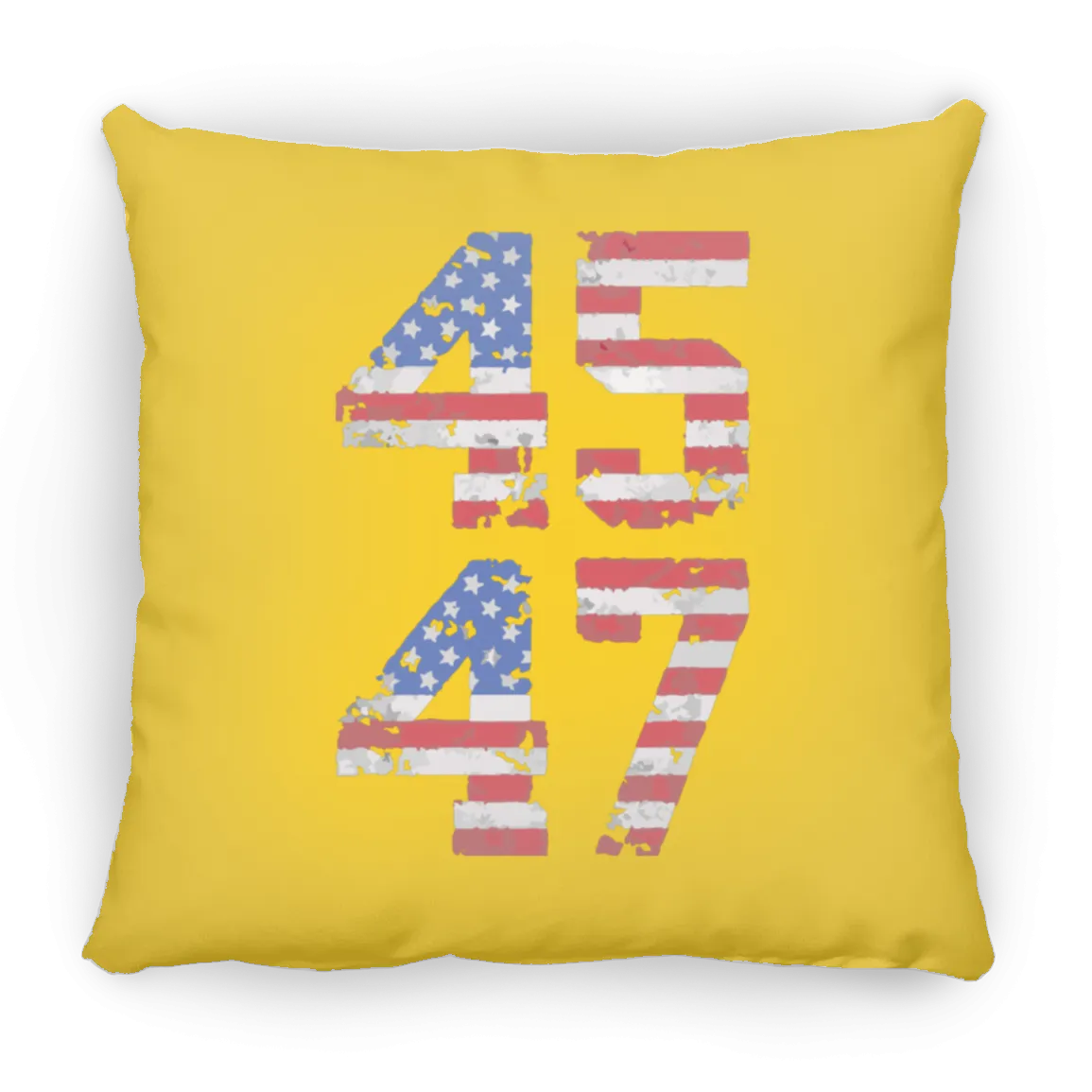 Trump 45-47 Large Square Pillow