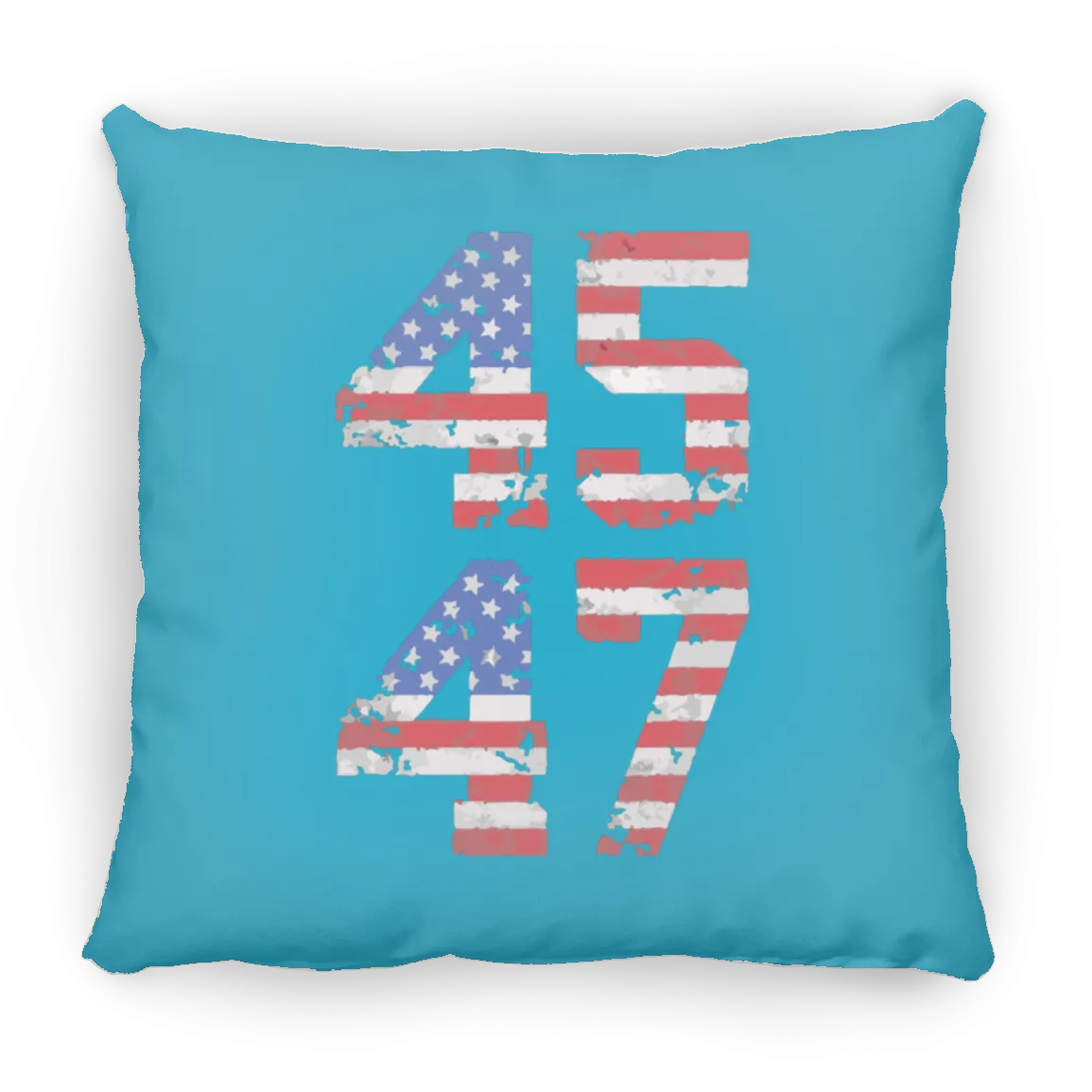 Trump 45-47 Large Square Pillow