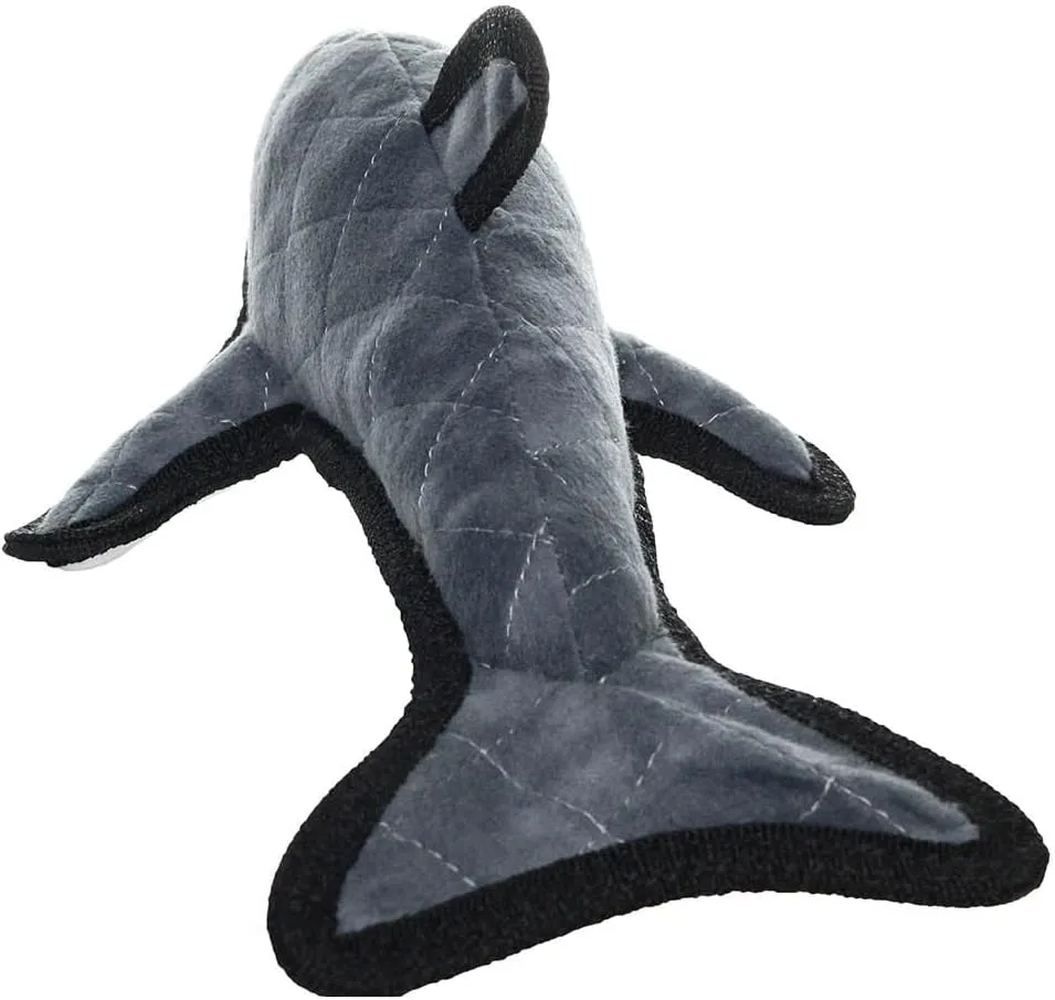 Tuffy Dolly the Dolphin - World's Tuffest Soft Dog Toy