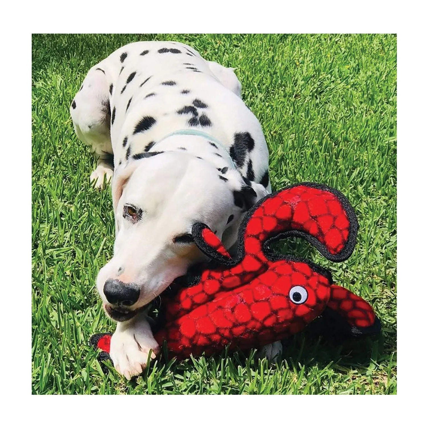 Tuffy Sea Creatures Larry Lobster Dog Toy