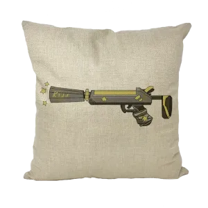 Yellow Weapon Throw Pillows